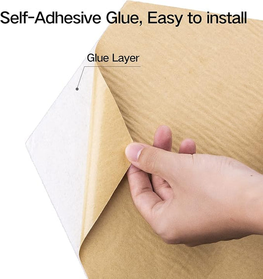 22 Pack Self-Adhesive Acoustic Panels 12" X 10" X 0.4" - Image 2