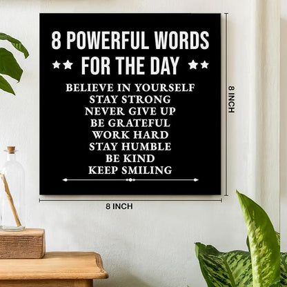 Inspirational Wall Decor, Motivational Canvas Painting Wall Art - Image 2