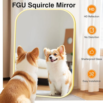 Bathroom Mirror for Wall, HD Reflection Shatterproof Mirror for Living Room - Image 4