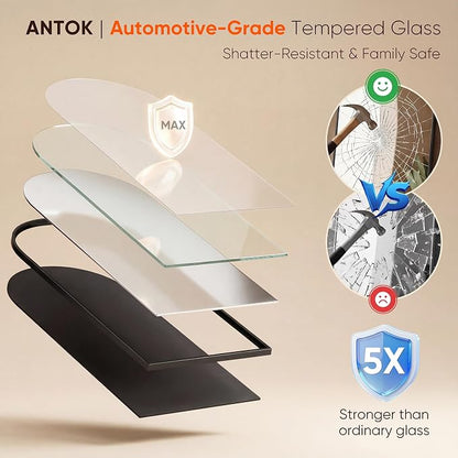 Antok 71" x28” Arched Full Length Floor Mirror, Free Standing/Wall Mount/Leaning - Image 7