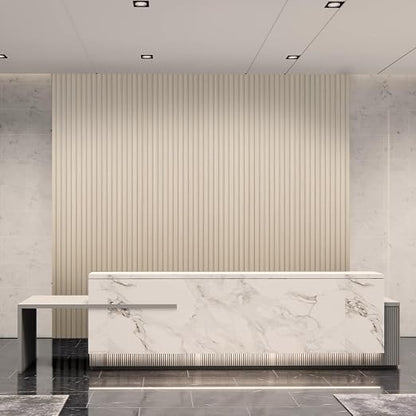 Art3d 8-Pack 96 x 6in. WPC Acoustic Slat Wall Panel - Image 9