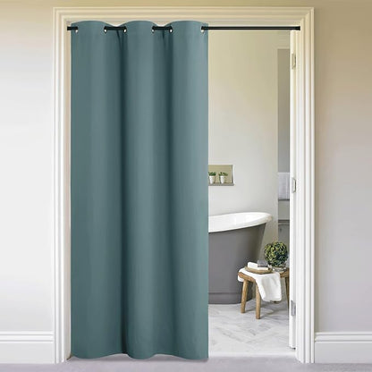 NICETOWN Door Screen Cover for Air Conditioner Room, Insulated Faux Accordion by NICETOWN