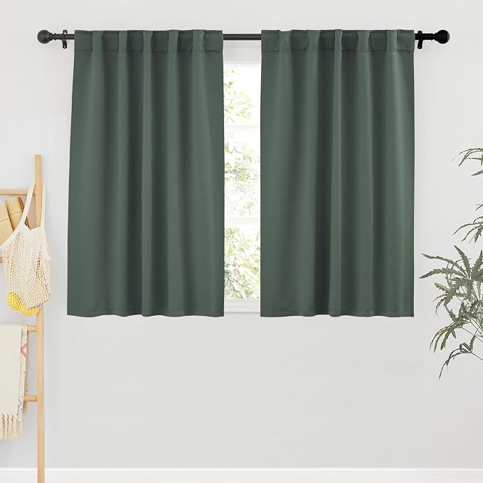 RYB HOME Blackout Curtains 45 inches Long by RYBHOME