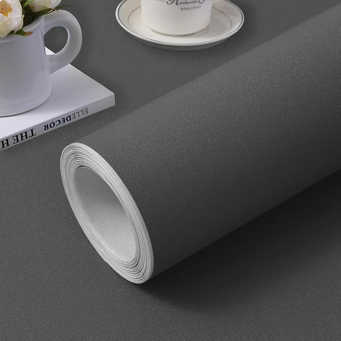 Grey Wallpaper Self Adhesive Peel and Stick Wall Pattern by practicalWs