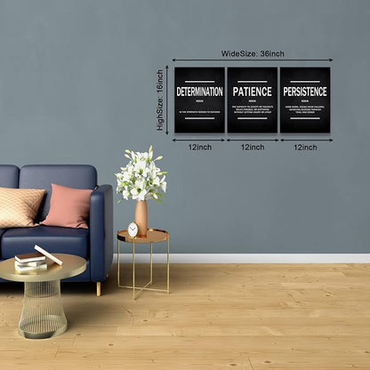 KAWAHONE Inspirational Quotes Wall Art, Motivational Determination Patience - Image 7