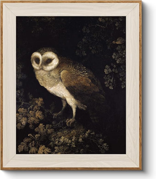 VIYYIEA Framed Wall Art for Living Room, Owl Canvas Prints, Vintage Home Decor by VIYYIEAART