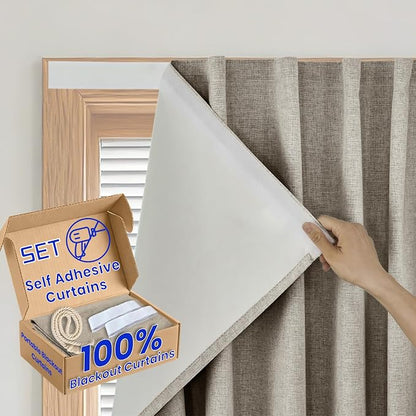 Removable 100% Blackout Shade by Sovtfides