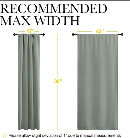 NICETOWN 2 Panels Blackout Curtains, Rod Pocket Thermal Insulated Drapes - Image 6