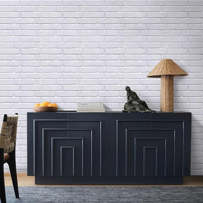 Commomy 3D Peel and Stick Brick, Ultralight Thin PVC Faux Brick Wall Panels - Image 8