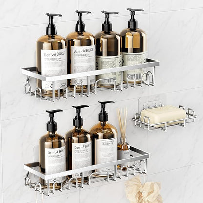 Shower Caddy, 3 Pack Shower Shelves - Image 9