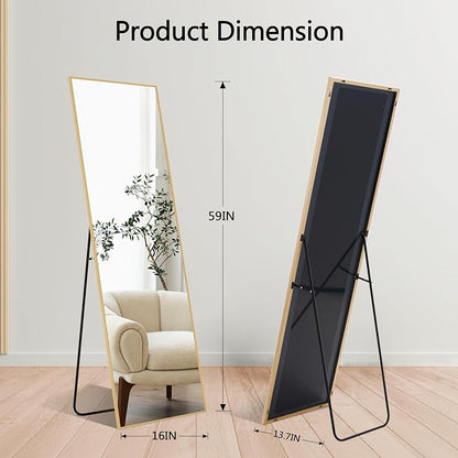 Simple Deluxe Full Length Mirror, - Image 2