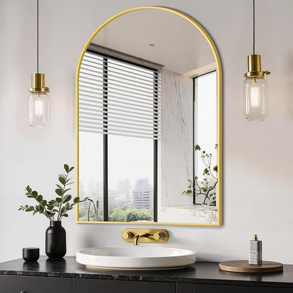 Delma Arched Bathroom Mirror, Living Room and Entryway by Delma