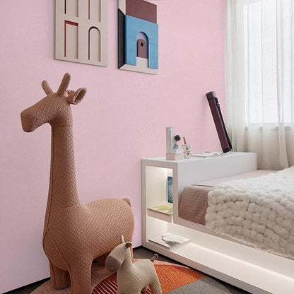 Abyssaly Pink Wallpaper Stick and Peel Removable Self Adhesive Pink Wall Paper - Image 3