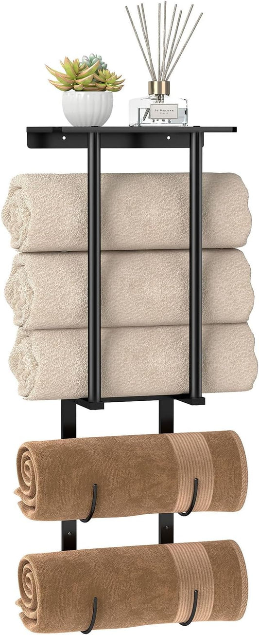 Towel Racks for Bathroom, Bathroom Towel Rack Wall Mounted by STWWO