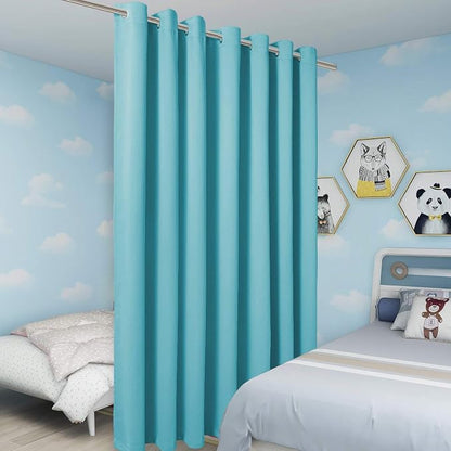 BONZER Extra Wide Room Divider Curtain Total Privacy Wall Noise Reducing - Image 4