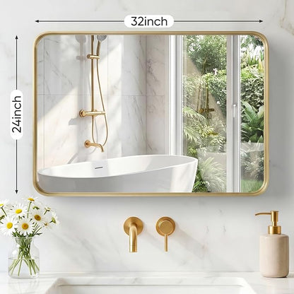 NEWBULIG 24X32 Inch Bathroom Mirror - Image 2