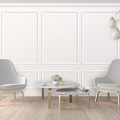 Pangda Peel and Stick Wall Molding Kit, 3D Premade Accent Molding Wainscoting - Image 5