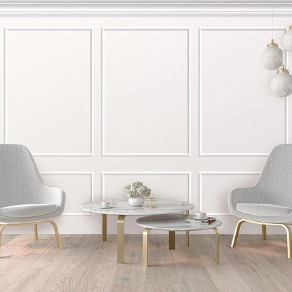 Pangda Peel and Stick Wall Molding Kit, 3D Premade Accent Molding Wainscoting - Image 5