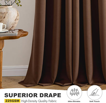 MIULEE Blackout Curtains for Bedroom Living Room 2 Panels, Thermal Insulated - Image 6