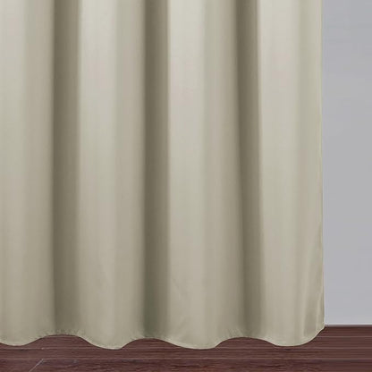 LEMOMO Light Beige Thermal Blackout Curtains/42 x 95 Inch/Set of 2 Panels Room - Image 9