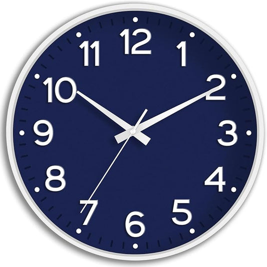 Roymnie Wall Clock 12 Inch Silent Wall Clocks Battery Operated- Modern Non by Unknown