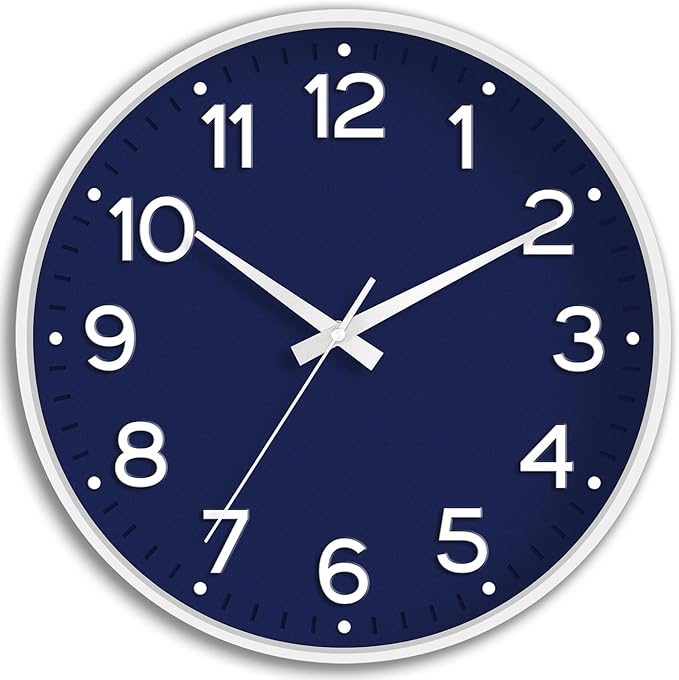Roymnie Wall Clock, 10 Inch Silent Wall Clocks Battery Operated-Modern Non by Unknown