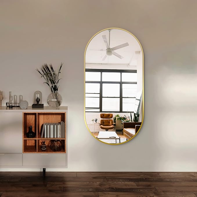 Delma Bathroom Wall Full Length Mirror - Image 2