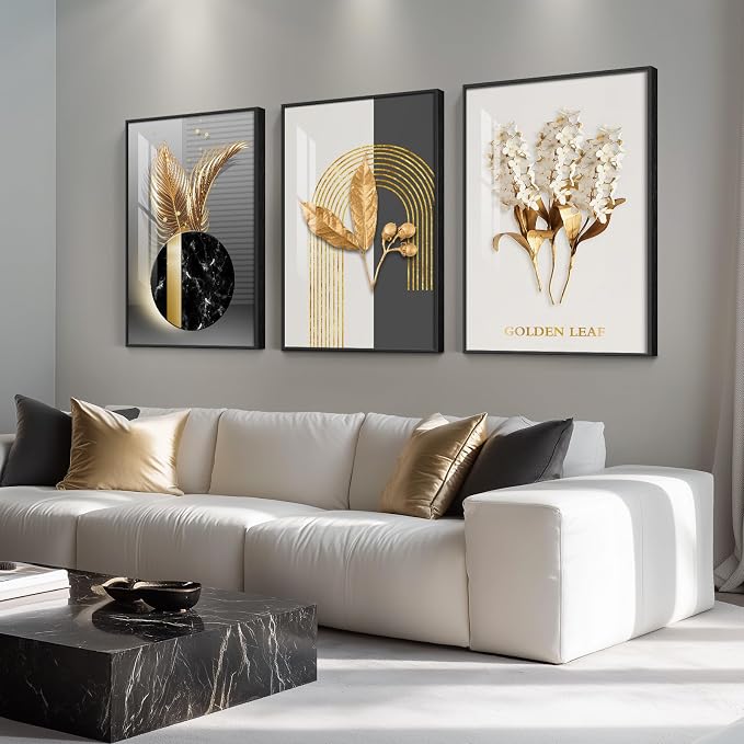 Framed Modern Luxury Large Wall Art by Cuspin