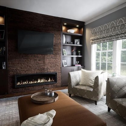 EverStone Acadia Ledge Faux Stone Panel, Weathered Brown Color - Image 13