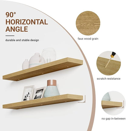 Heimlove 55 Inch Long Floating Shelves - Image 5