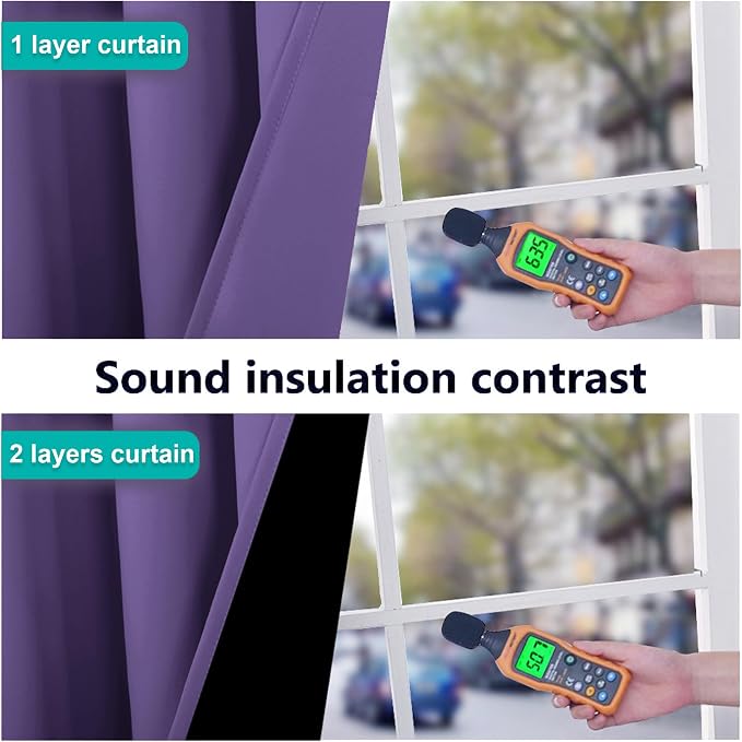 NICETOWN 100% Blackout Curtains - Image 4