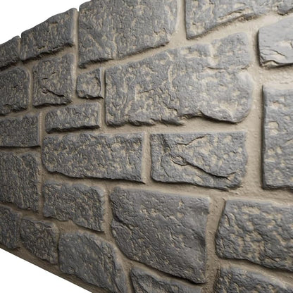 EverStone Cobblestone Faux Stone Panel, Birch Color - Image 7