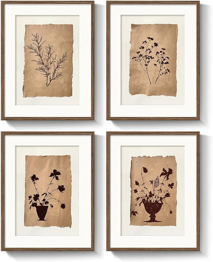 Framed Vintage Botanical Wall Art - Image 8
