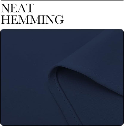 NICETOWN Navy Blackout Curtains 78" Long - Image 8
