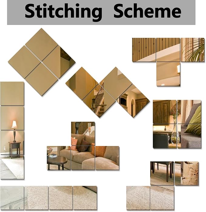 Shatterproof Full Length Mirror Tiles - Image 2