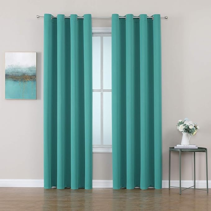 ChrisDowa Room Darkening Curtains 120 Inches Long 2 Panels Set by ChrisDowa