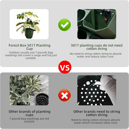 Self Watering Wall Mounted Vertical Planter, 36 Pots Wall Planter Indoor - Image 9