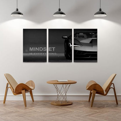 KAWAHONE Motivational Canvas Wall Art Lamborghini Posters Prints Entrepreneur - Image 2
