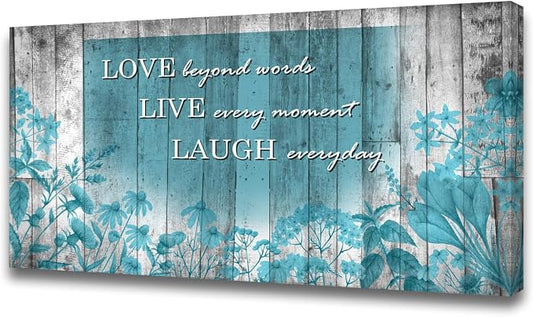 Cao Gen Decor Art S07050 Wall Art Motivational Quotes Canvas Prints 1 Panels by Cao+Gen+Decor+Art