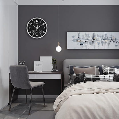 Wall Clock, Sweep Silent Movement Accurate Clocks - Image 3