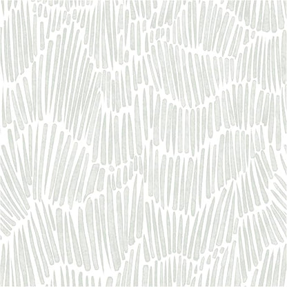 Theper Green Wallpaper 17.3"×787" Modern Striped Wall Paper Peel and Stick by Theper