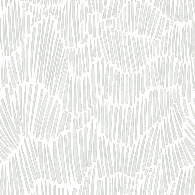 Theper Green Wallpaper Peel and Stick Wallpaper Boho 17.3"×275" Modern Striped by Theper