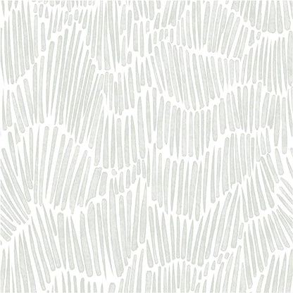Theper Green Wallpaper 17.3"×197" Modern Striped Peel and Stick Wallpaper Boho by Theper