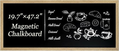 Magnetic Chalkboard for Wall, Long Chalk Board, Wall Hanging Menu for Restaurant - Image 2