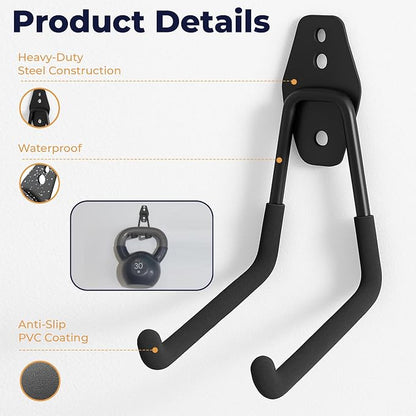 28 Pack Steel Heavy Duty Garage Hooks Storage Hooks - Image 4