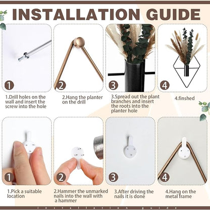 Jexine 4 Pcs Hanging Planters - Image 3
