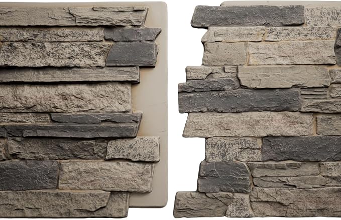 EverStone Acadia Ledge Faux Stone Panel, Urban Color - Image 10