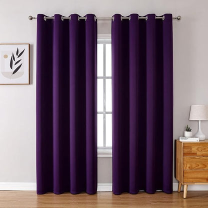 ChrisDowa Blackout Curtains 102 Inches Long 2 Panels Set by ChrisDowa