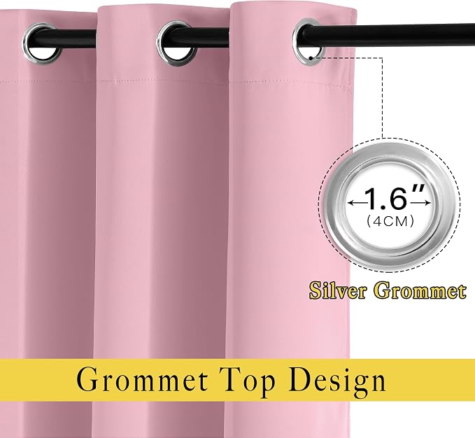 NICETOWN Privacy Room Divider Curtain Thermal Blackout Curtain - Image 4