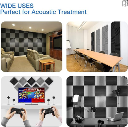 12 Pack Sound Proof Foam Panels - Image 4